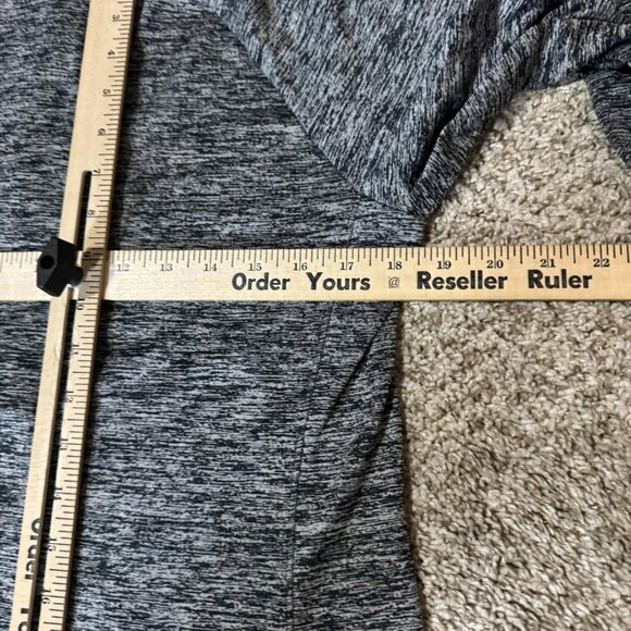 Under Armour Pullover Mens Large Gray HeatGear Tech 1/2 Zip Running Athletic - Picture 7 of 8